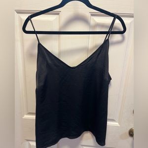 It’s A New Day Black silk tank